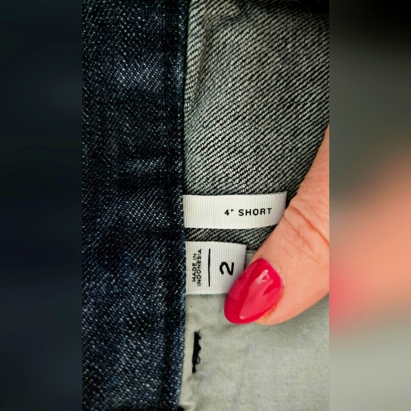 Dressy Denim Chino Shorts - Picture 3 of 5